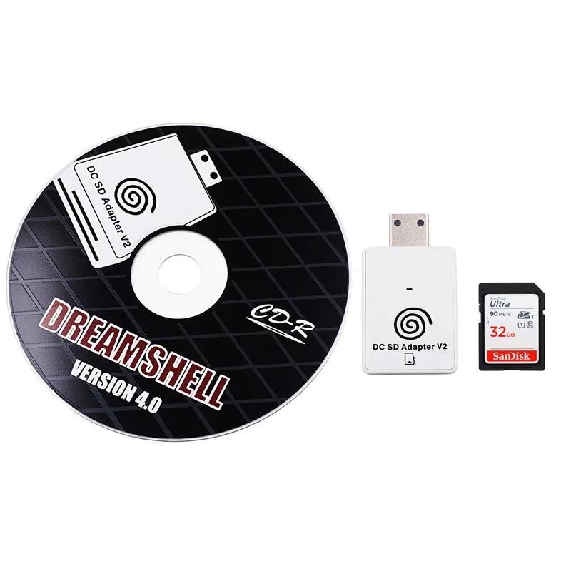 SEGA Dreamcast Micro SD TF ī , CD DC SD , DreamShell V4.0 Ʈ δ б    ׼